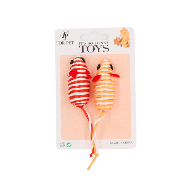 For Pet Stripey Mice Cat Toys